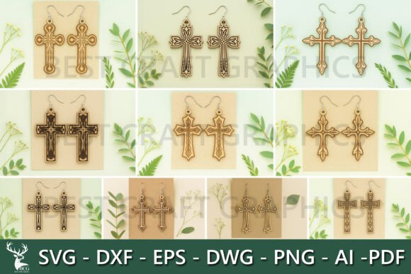 Christian Cross Earrings: A Laser Cut Design Review