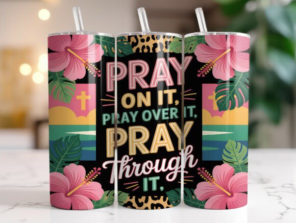 Christian Faith Bible Verse Tumbler Wrap Graphics