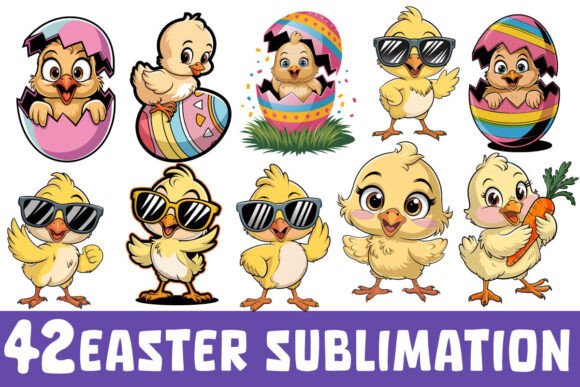 Easter Chick Sublimation PNG Bundle Review