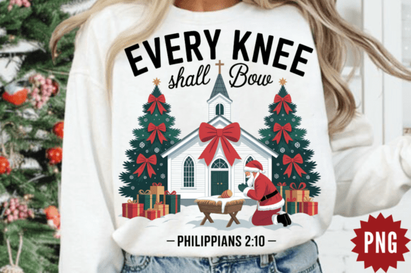 Every Knee Shall Bow PNG: A Versatile Nativity Graphics Asset
