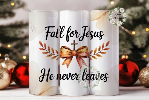 Fall for Jesus Tumbler Wrap: A Must-Have Graphics Asset