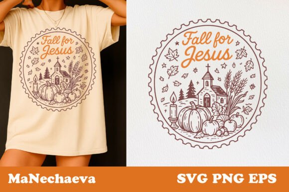 Fall Thanksgiving Postage Stamp SVG for Creative Graphics