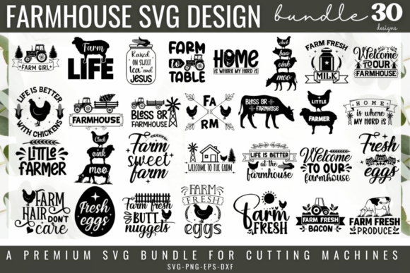 Farmhouse Home Sign SVG Bundle: A Must for Crafts and Graphics