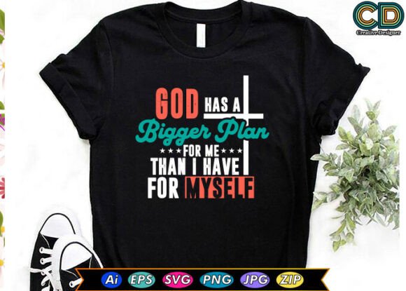 God Has a Bigger Plan: A Versatile Print Template for Brands