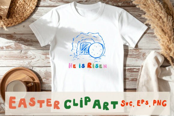 He is Risen Clipart: A Versatile Graphics and Illustrations Asset