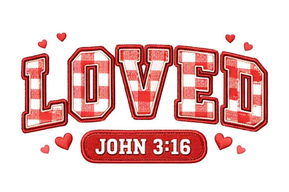 Loved John Three Sixteen: A Versatile Graphics Asset for Crafts