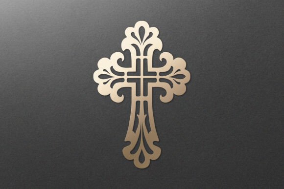 Ornate Faith Cross SVG: A Laser Cutting Spring Amp Asset