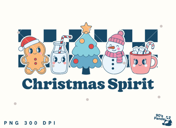 Retro Winter Christmas Spirit PNG: A Graphics and Illustrations Review