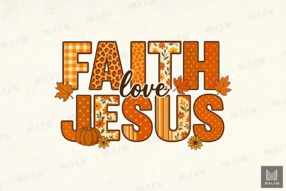 Review: Faith Love Jesus Fall Sublimation PNG for Graphics and Crafts