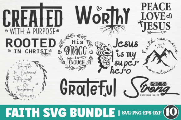 Review: Faith SVG Bundle for Crafts and Graphics