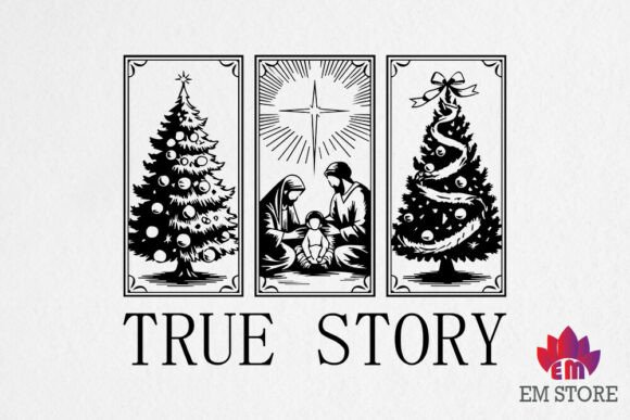 True Story Nativity SVG: A Versatile Graphics Asset for Crafts